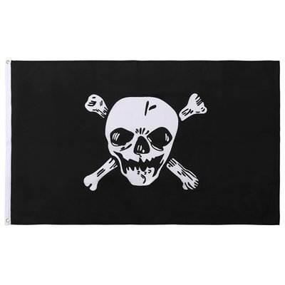 Флаг пиратский Mil-Tec® 90x150 см (16786000) 16786000 фото